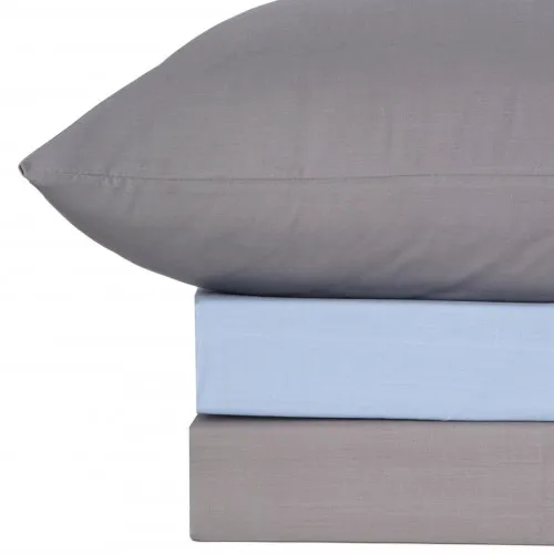 Σετ Σεντόνια Menta 207 Grey-Blue Υπέρδιπλο με λάστιχο (170x200 30)