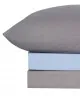 Σετ Σεντόνια Menta 207 Grey-Blue Υπέρδιπλο με λάστιχο (170x200 30)