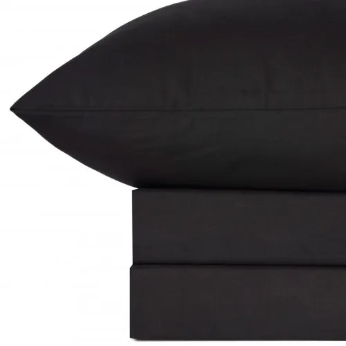 Σετ Σεντόνια Menta 208 Black Υπέρδιπλο με λάστιχο (170x200 30)