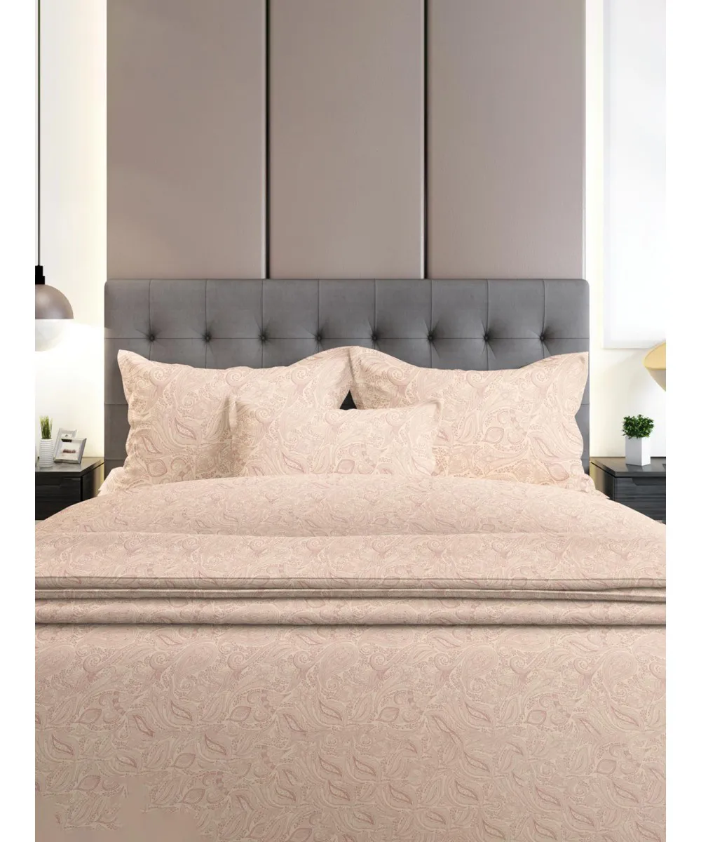 Σετ Σεντόνια Flannel 2040 Pink Διπλό με λάστιχο (150x205 30)