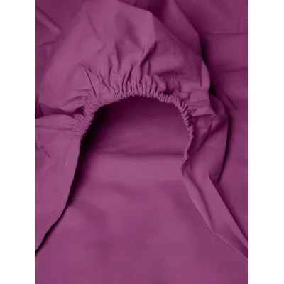 Κατωσέντονο Menta με λάστιχο 10 Mauve Μονό (100x200 20)
