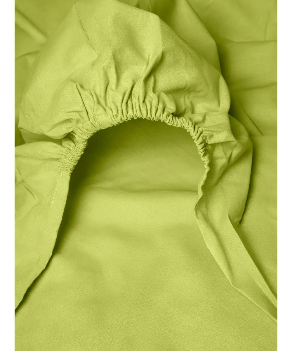 Κατωσέντονο Menta με λάστιχο 14 Green Μονό (100x200 20)