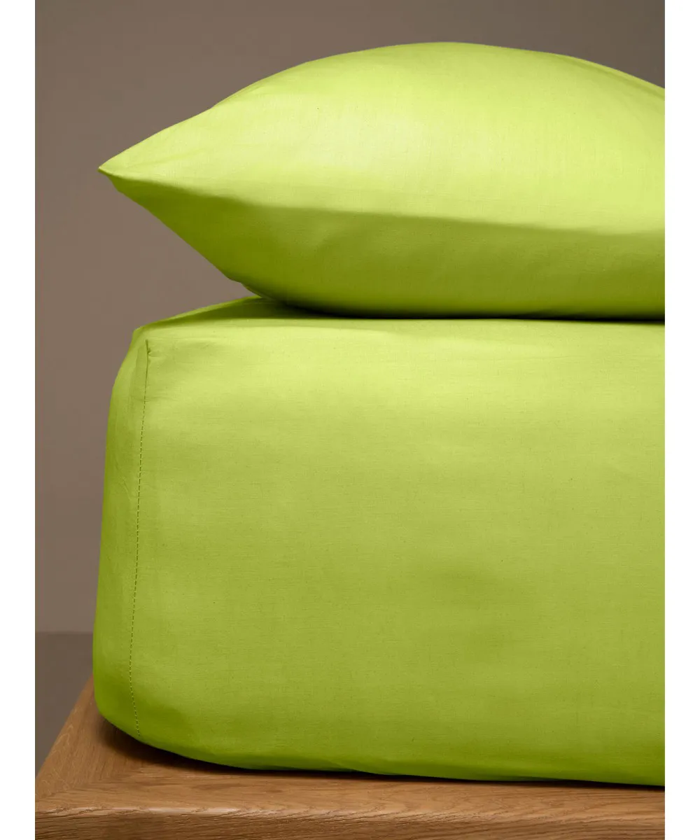Κατωσέντονο Menta με λάστιχο 14 Green Μονό (100x200 20)