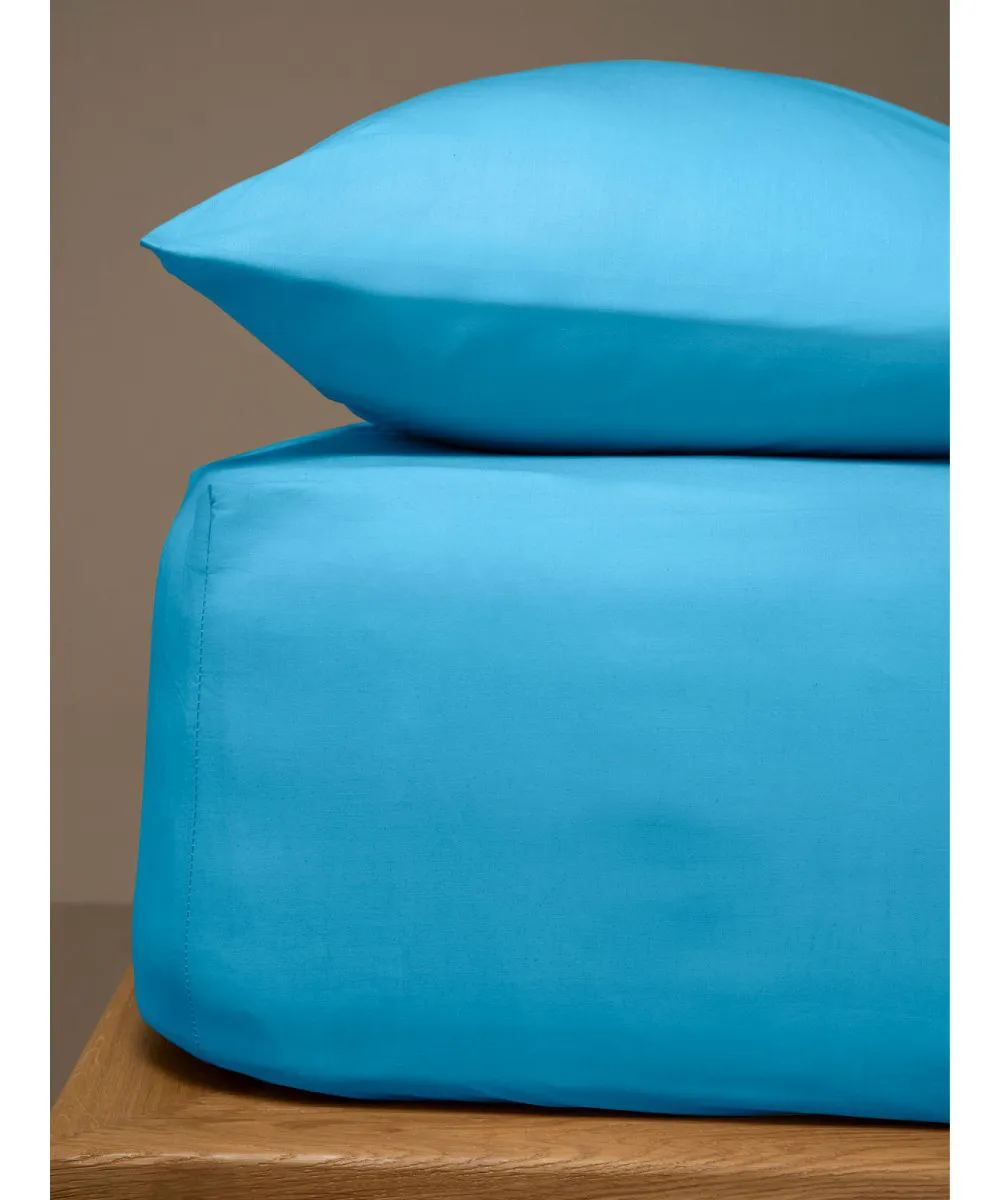Κατωσέντονο Menta με λάστιχο 15 Turquoise Μονό (100x200 20)