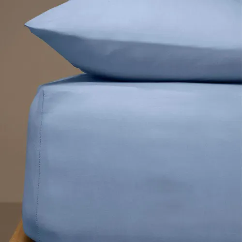 Κατωσέντονο Menta με λάστιχο 16 Light Blue Μονό (100x200 20)