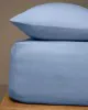 Κατωσέντονο Menta με λάστιχο 16 Light Blue Μονό (100x200 20)