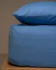 Κατωσέντονο Menta με λάστιχο 17 Blue Μονό (100x200 20)