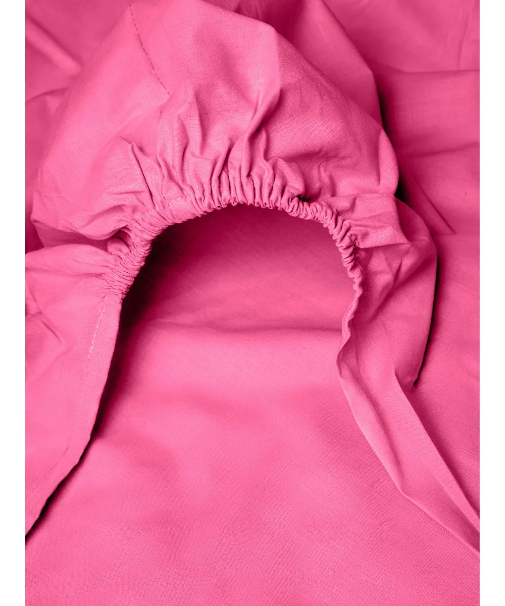 Κατωσέντονο Menta με λάστιχο 9 Fuchsia Μονό (100x200 20)