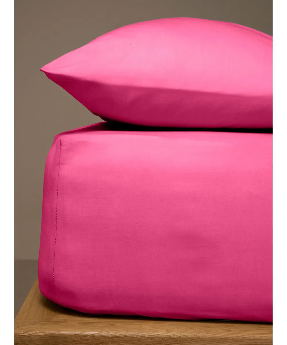 Κατωσέντονο Menta με λάστιχο 9 Fuchsia Μονό (100x200 20)