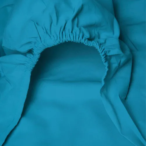 Κατωσέντονο Menta με λάστιχο 15 Turquoise Διπλό (160x200 20)