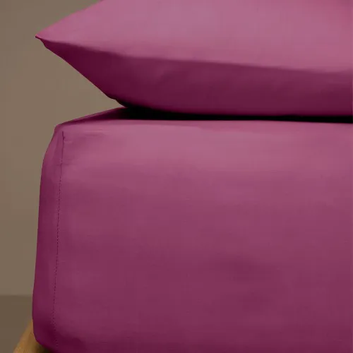 Κατωσέντονο Menta με λάστιχο 10 Mauve Υπέρδιπλο (180x200 20)