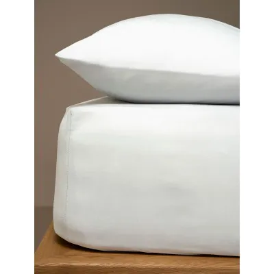 Κατωσέντονο Menta με λάστιχο 1 White Ημίδιπλο (120x200 20)