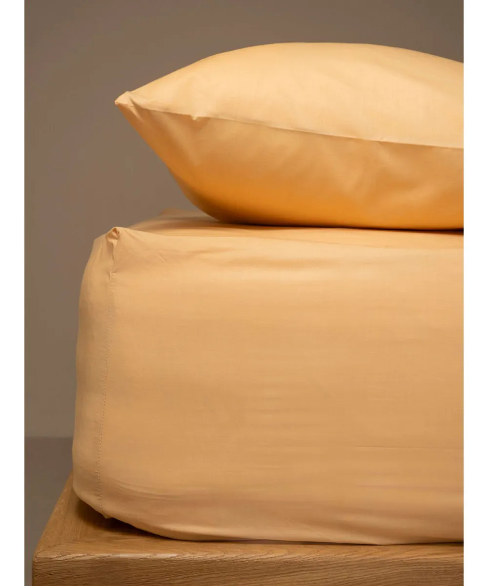 Κατωσέντονο Menta με λάστιχο 4 Beige Ημίδιπλο (120x200 20)