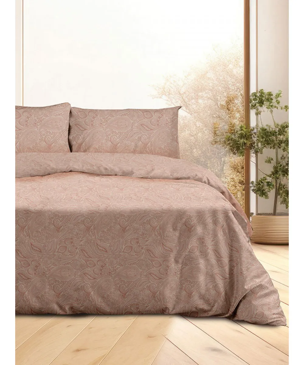 Σετ Σεντόνια Flannel 2040 Pink Μονό (160x260)