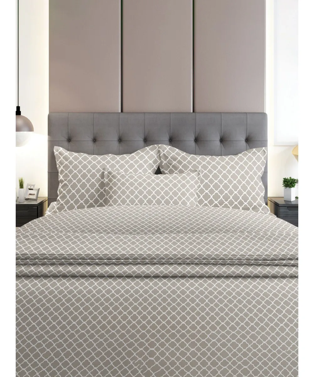 Σετ Σεντόνια Flannel 530 Grey Μονό (160x260)