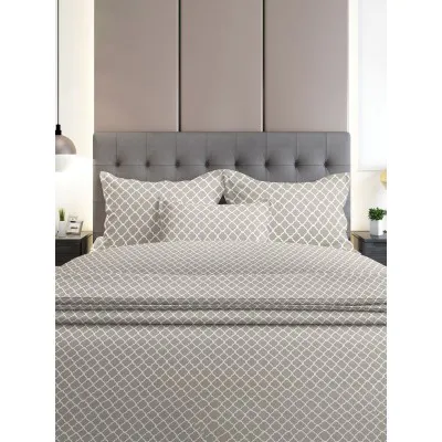 Σετ Σεντόνια Flannel 530 Grey Μονό με λάστιχο(105x205 30)