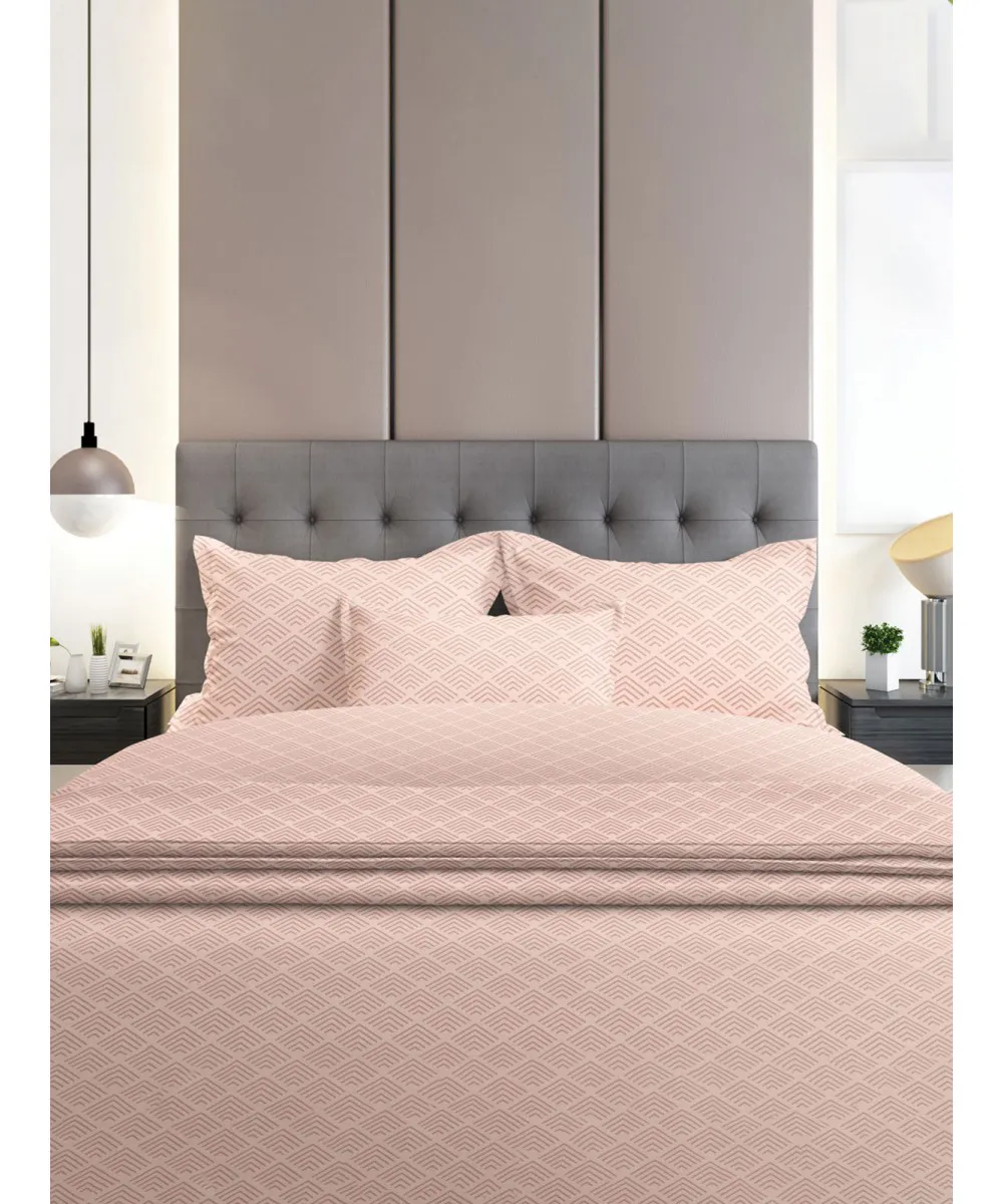 Σετ Σεντόνια Flannel 2048 Pink Μονό με λάστιχο(105x205 30)