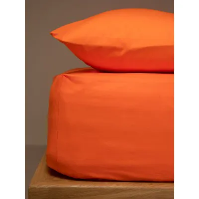 Κατωσέντονο Menta με λάστιχο 7 Orange Διπλό (160x200 40)
