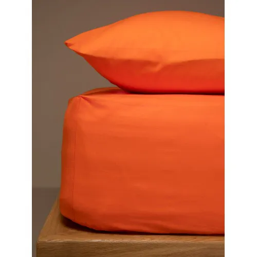 Κατωσέντονο Menta με λάστιχο 7 Orange Διπλό (160x200 40)