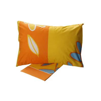 Σετ Σεντόνια Cotton Feelings εμπριμέ 129 Yellow Μονό (160x260)