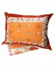 Σετ Σεντόνια Cotton Feelings εμπριμέ 4675 Orange Μονό (160x260)