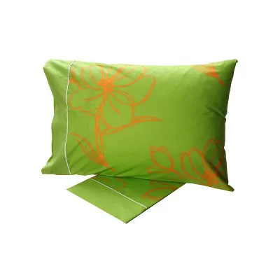 Σετ Σεντόνια Cotton Feelings εμπριμέ 537 Green Μονό (160x260)