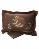 Σετ Σεντόνια Cotton Feelings εμπριμέ 693 Brown Μονό (160x260)