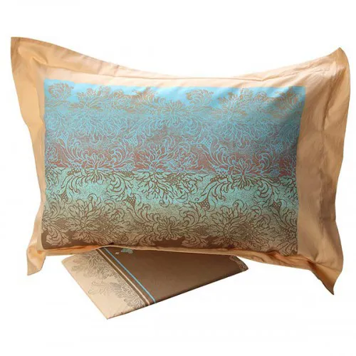 Σετ Σεντόνια Cotton Feelings εμπριμέ 873 Blue Μονό (160x260)