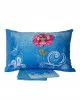 Σετ Σεντόνια Cotton Feelings εμπριμέ 947 Blue Μονό (160x260)