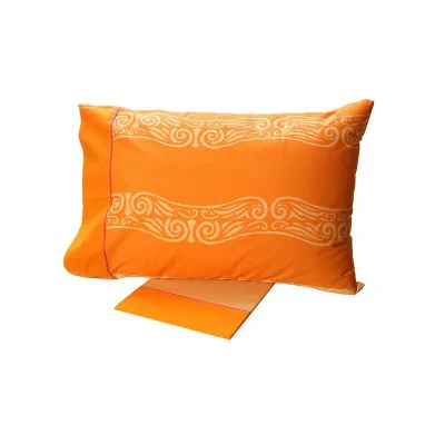 Σετ Σεντόνια Cotton Feelings εμπριμέ 2017 Orange Μονό (160x260)