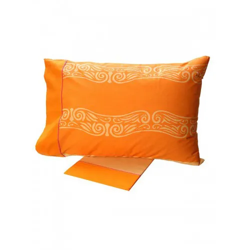 Σετ Σεντόνια Cotton Feelings εμπριμέ 2017 Orange Μονό (160x260)