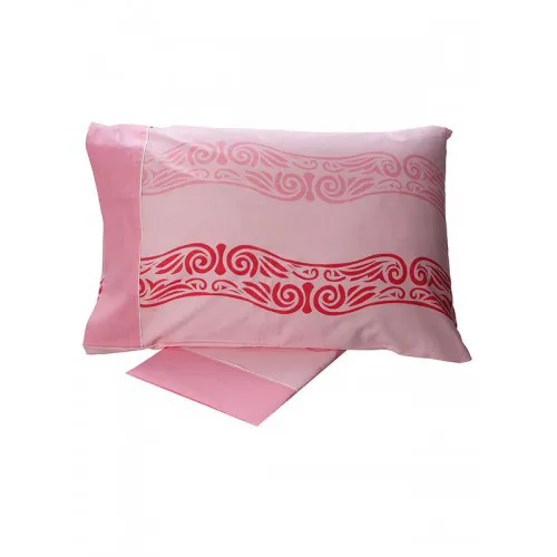 Σετ Σεντόνια Cotton Feelings εμπριμέ 2017 Pink Μονό (160x260)