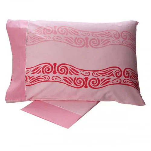 Σετ Σεντόνια Cotton Feelings εμπριμέ 2017 Pink Μονό (160x260)