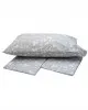 Σετ Σεντόνια Menta Εμπριμέ 040 Grey Μονο (160x250)