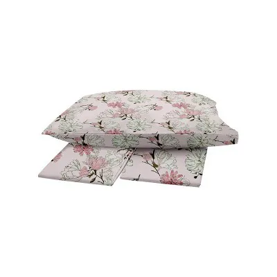 Σετ Σεντόνια Menta Εμπριμέ 070 Pink Μονο (160x250)