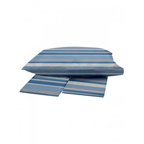 Σετ Σεντόνια Menta Εμπριμέ 550 Blue Μονο (160x250)