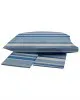 Σετ Σεντόνια Menta Εμπριμέ 550 Blue Μονο (160x250)