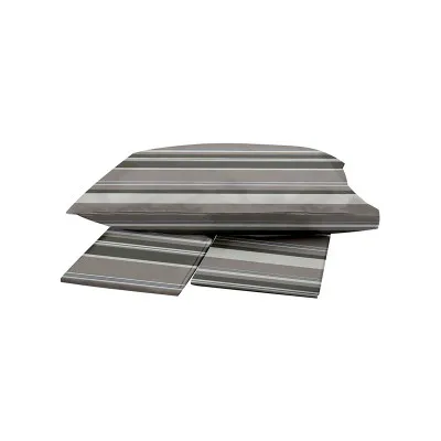 Σετ Σεντόνια Menta Εμπριμέ 550 Grey Μονο (160x250)