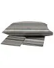 Σετ Σεντόνια Menta Εμπριμέ 550 Grey Μονο (160x250)