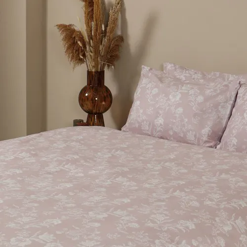 Σετ Σεντόνια Menta Εμπριμέ 340 Lila Υπέρδιπλο (220x250)