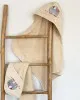 Fluffy Κεντητή Κάπα Beige 75x75