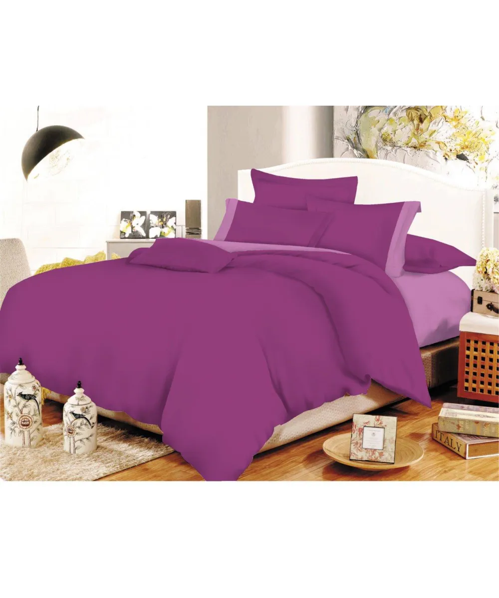 Σετ Σεντόνια ΚΟΜΒΟΣ Cotton Line Mauve - Lilac Μονόχρωμα με Φάσα Υπέρδιπλα 220x240 Σετ Σεντόνια ΚΟΜΒΟΣ Cotton Line Mauve - Lilac Μονόχρωμα με Φάσα Υπέρδιπλα 220x240