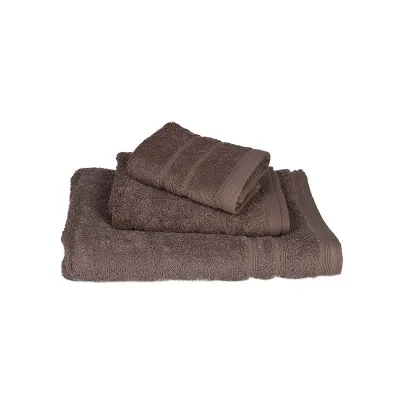 Πετσέτα ΚΟΜΒΟΣ Πεννιέ 500γρ/μ2 Καφέ Χειρός 30x50