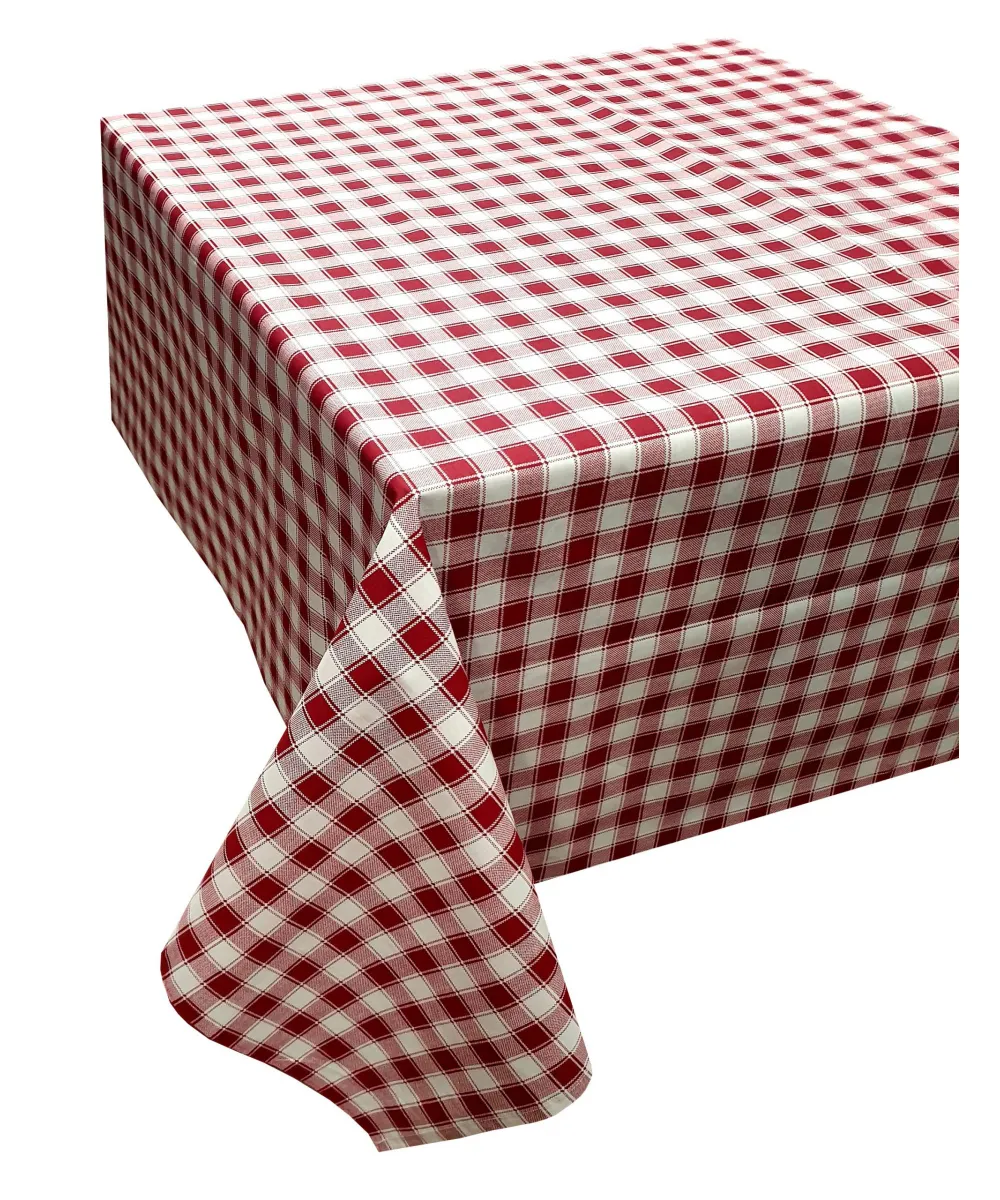 Τραπεζομάντηλο ΚΟΜΒΟΣ Καρό Polycotton Design-1 Red 140x180 Τραπεζομάντηλο ΚΟΜΒΟΣ Καρό Polycotton Design-1 Red 140x180