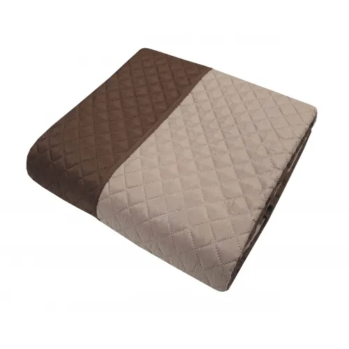 Κουβερλί Le Blanc Microfiber ULTRASONIC 90gr/m2 NEW ΜΕ ΡΕΛΙ ΚΑΦΕ - ΜΟΚΑ Μονό 160Χ240
