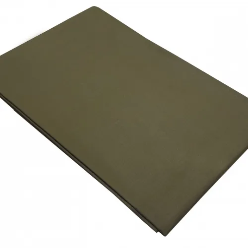 Σεντόνι ΚΟΜΒΟΣ Χακί μονόχρωμο Υπέρδιπλο με λάστιχο 170x200 20