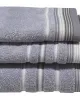 Πετσέτα ΚΟΜΒΟΣ Satin Stripe Πεννιέ 450γρ/m2 100%  Cotton Προσώπου Levanda 50x90