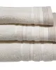 Πετσέτα ΚΟΜΒΟΣ Satin Stripe Πεννιέ 450γρ/m2 100%  Cotton Προσώπου Sand 50x90