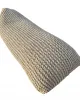Πουφ Macrame ΚΟΜΒΟΣ με εσωτερικη γέμιση 80x200x45 Beige