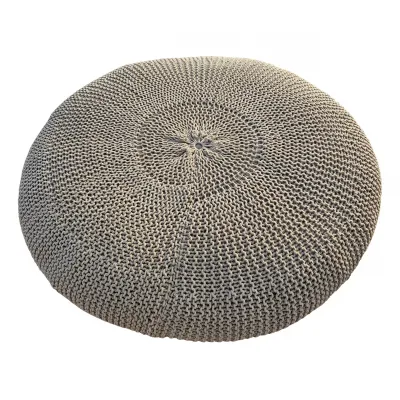 Πουφ Macrame ΚΟΜΒΟΣ με εσωτερικη γέμιση 200x200x50 Beige